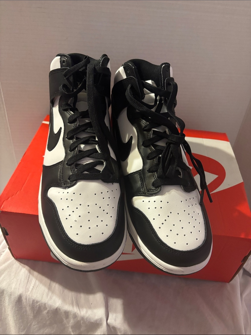 Nike Men’s High-Top Sneakers - Black and White